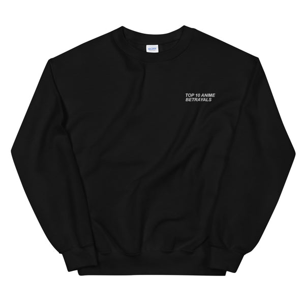 Top 10 Anime Betrayals Sweater (Embroidered)